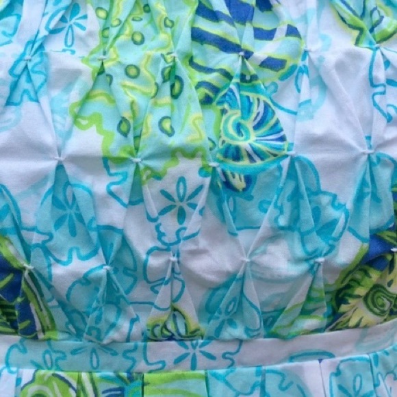 🥥 Lilly Pulitzer Shell Shocked Strapless Dress - Picture 5 of 8